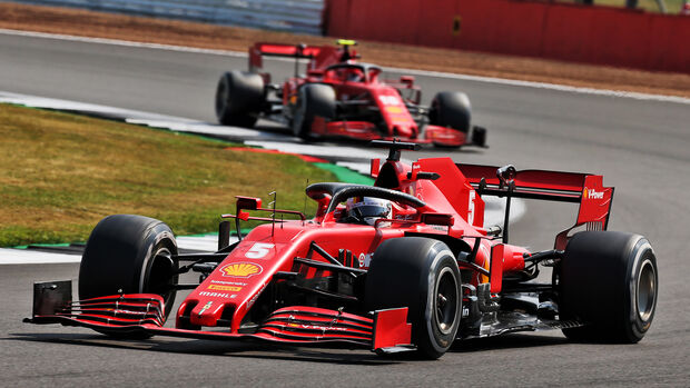 Sebastian Vettel - Ferrari - GP 70 Jahre F1 - Silverstone