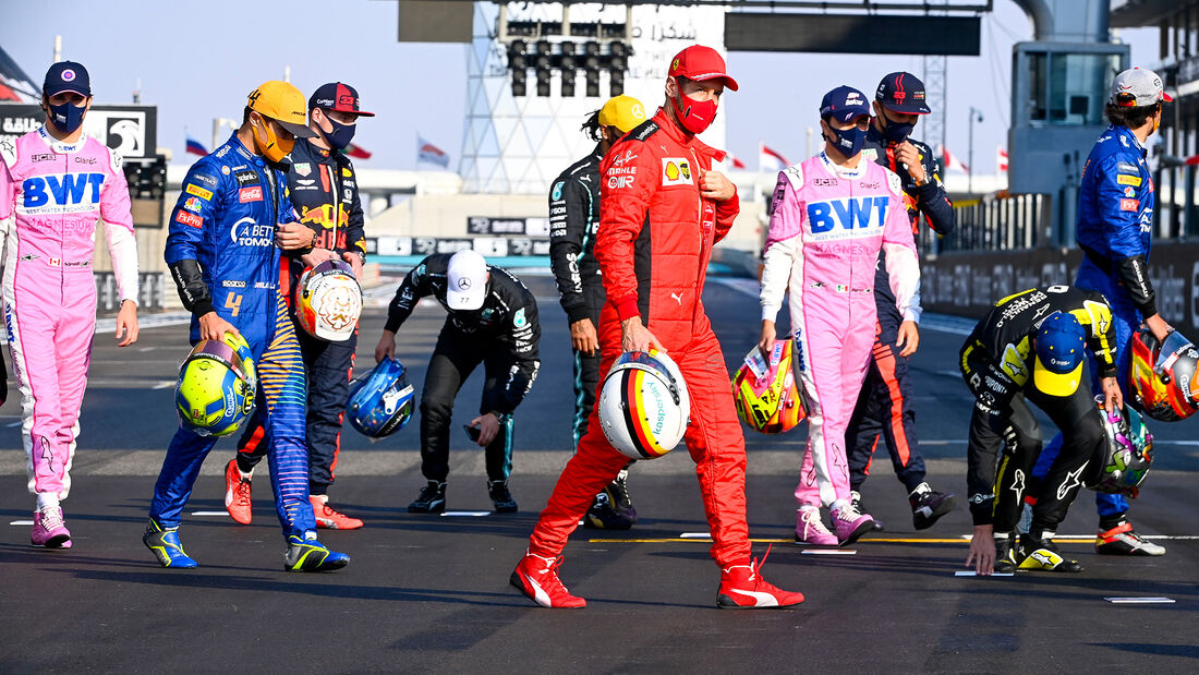 Sebastian Vettel - Ferrari - GP Abu Dhabi 2020 - Rennen