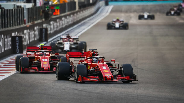 Sebastian Vettel - Ferrari - GP Abu Dhabi 2020 - Rennen
