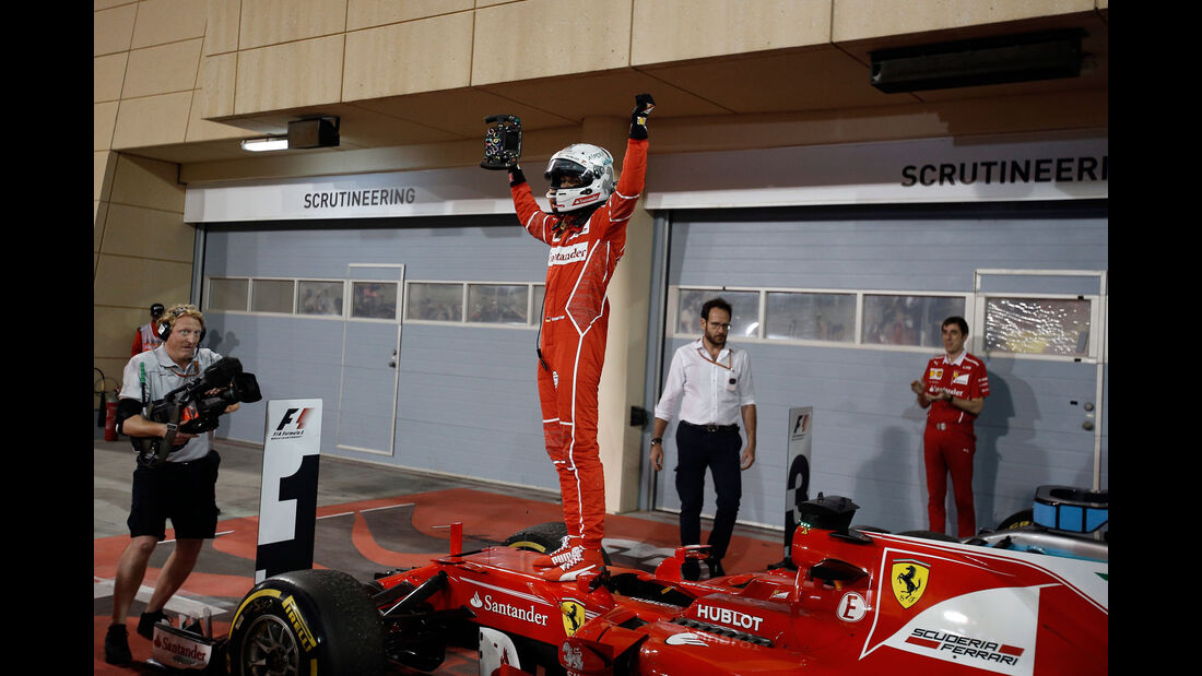 Sebastian Vettel - Ferrari - GP Bahrain 2017 - Rennen 
