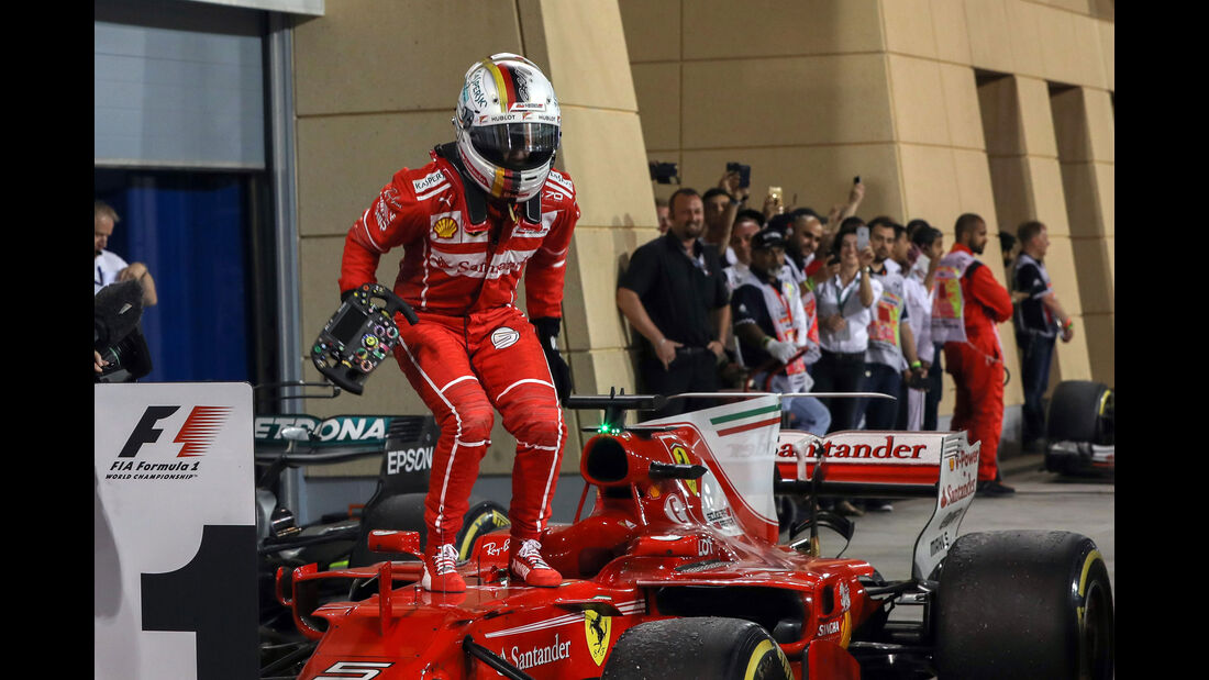 Sebastian Vettel - Ferrari - GP Bahrain 2017 - Rennen 
