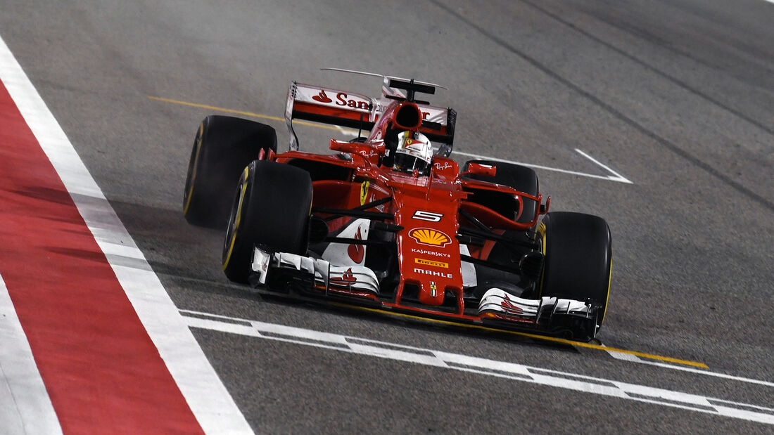 Sebastian Vettel - Ferrari - GP Bahrain 2017 - Rennen