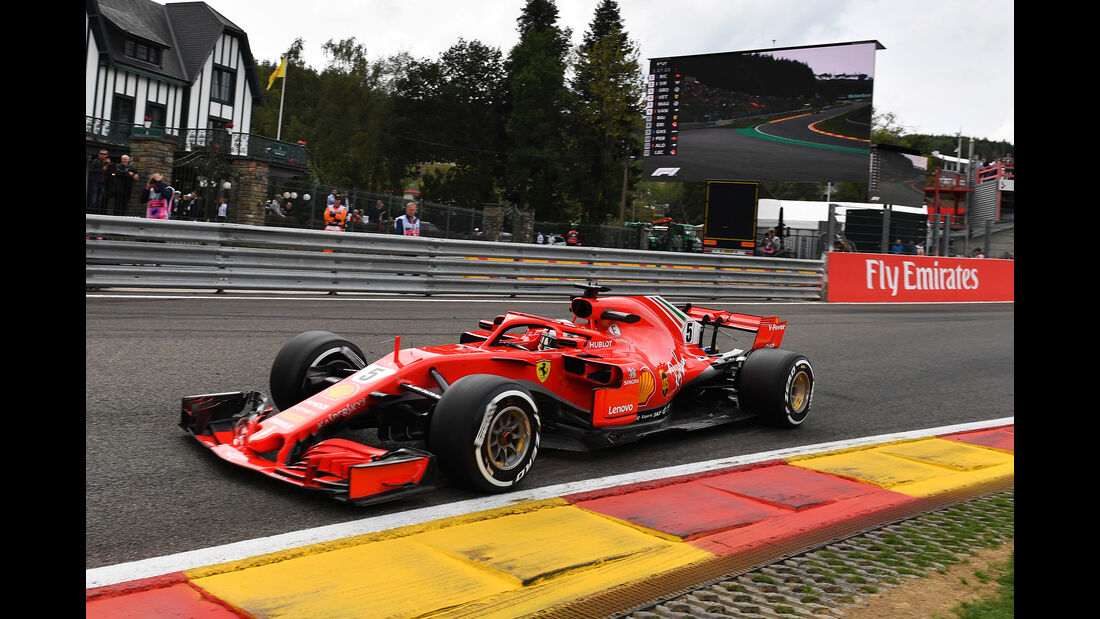 Sebastian Vettel - Ferrari - GP Belgien - Spa-Francorchamps - 24. August 2018