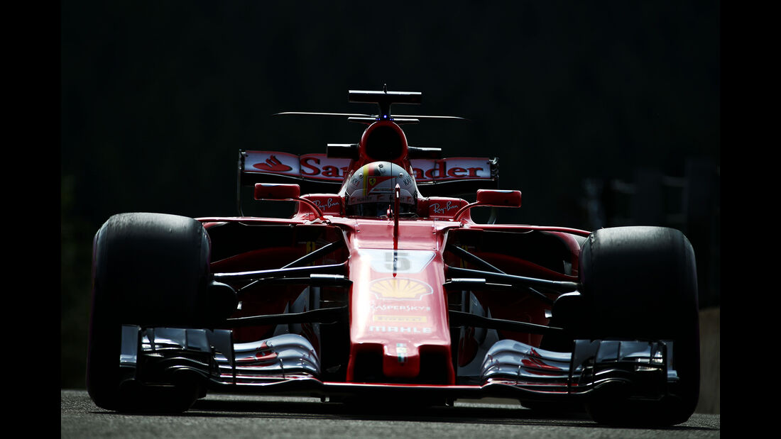 Sebastian Vettel - Ferrari - GP Belgien - Spa-Francorchamps - Formel 1 - 25. August 2017