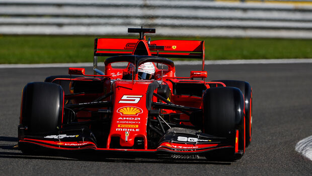 Sebastian Vettel - Ferrari - GP Belgien - Spa-Francorchamps - Formel 1 - Freitag - 30.08.2019