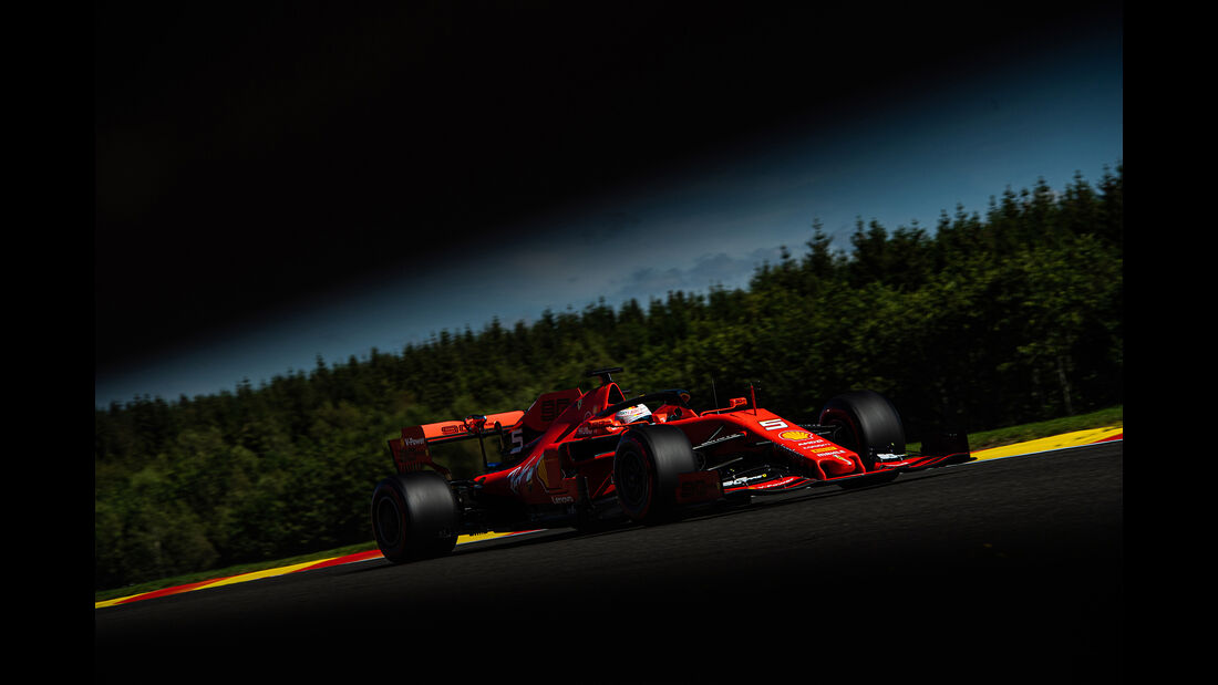 Sebastian Vettel - Ferrari - GP Belgien - Spa-Francorchamps - Formel 1 - Freitag - 30.8.2019