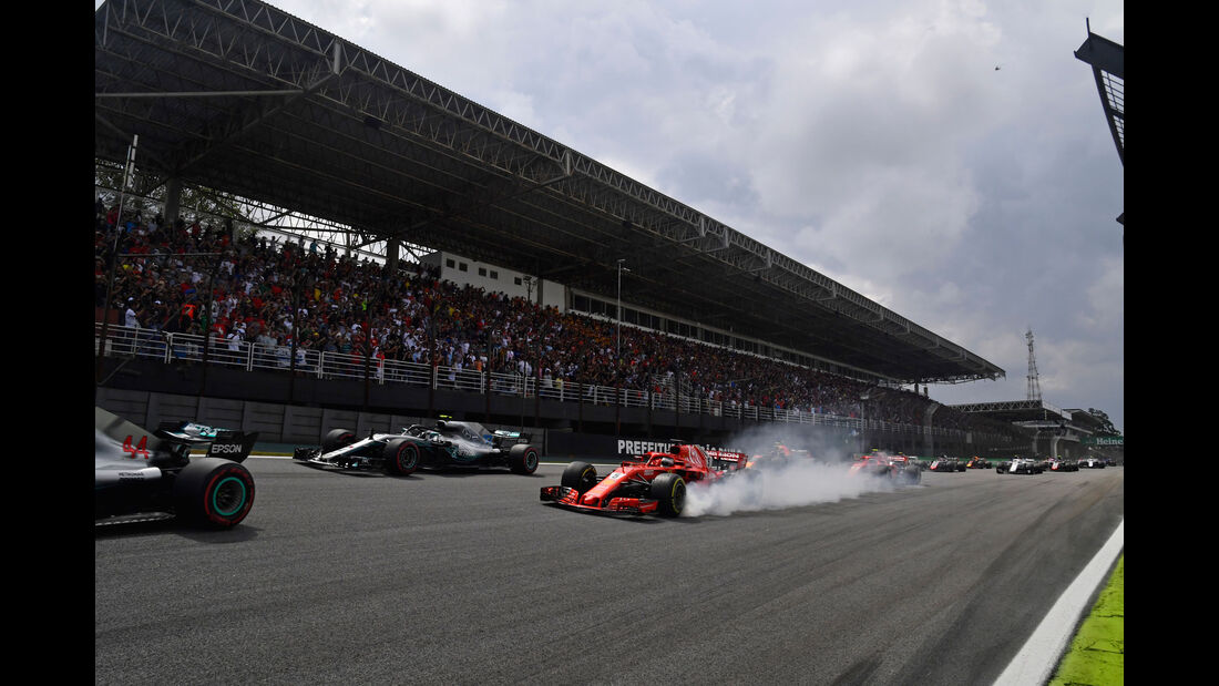 Sebastian Vettel - Ferrari - GP Brasilien 2018 - Rennen