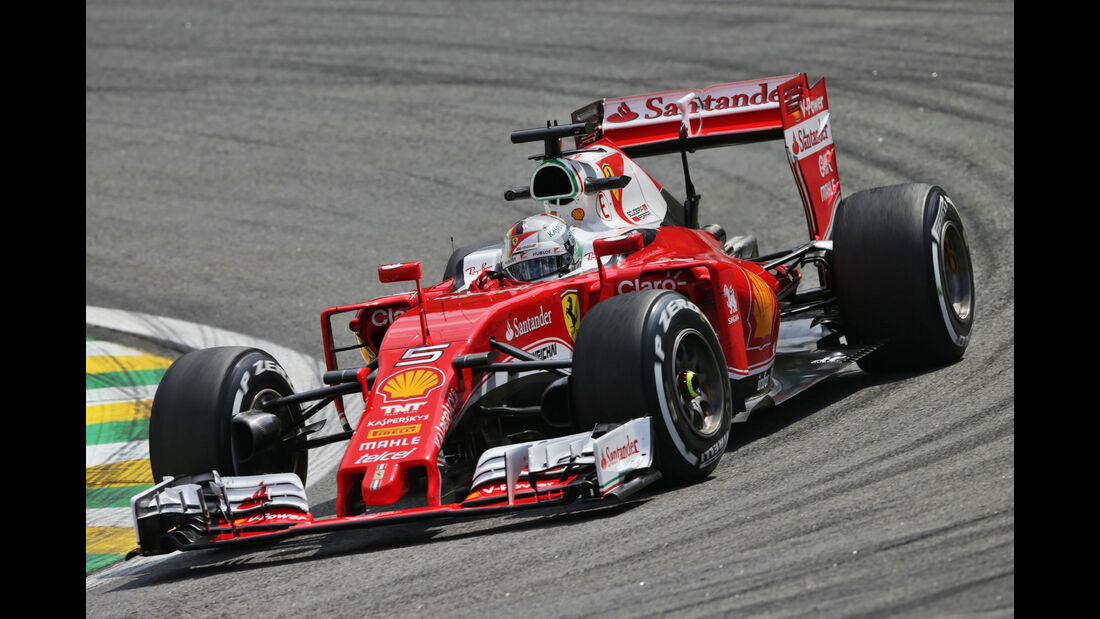 Sebastian Vettel - Ferrari - GP Brasilien - Interlagos - Freitag - 11.11.2016