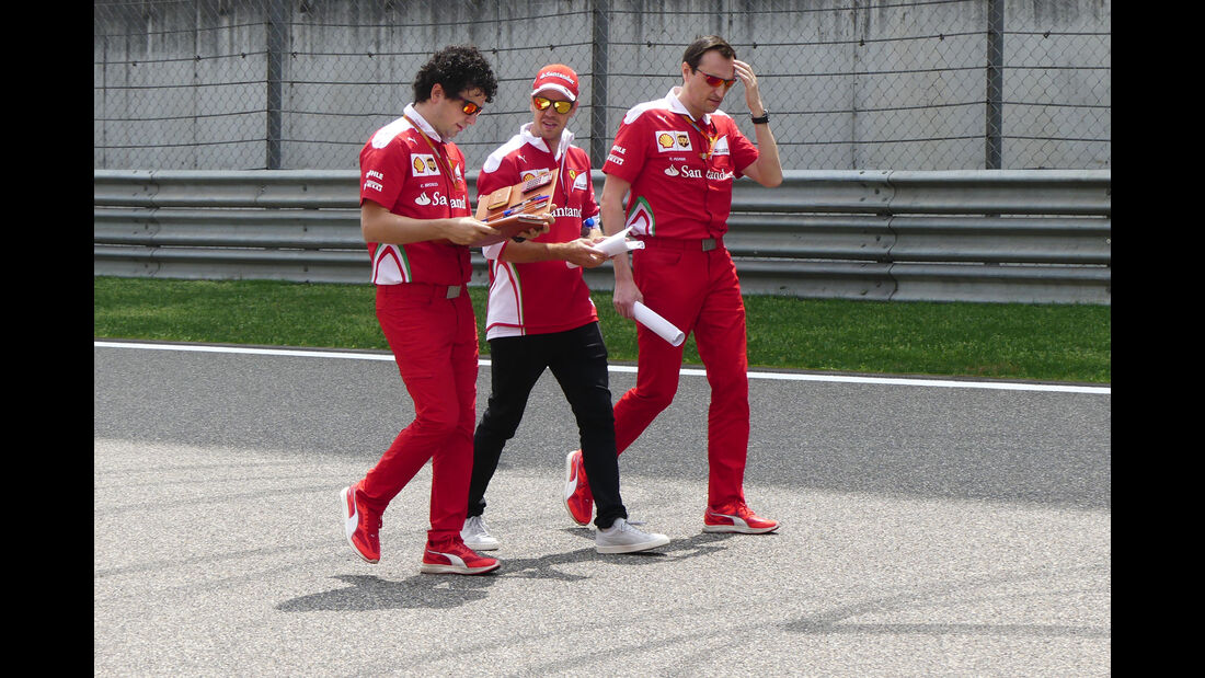 Sebastian Vettel - Ferrari - GP China - Shanghai - Donnerstag - 14.4.2016