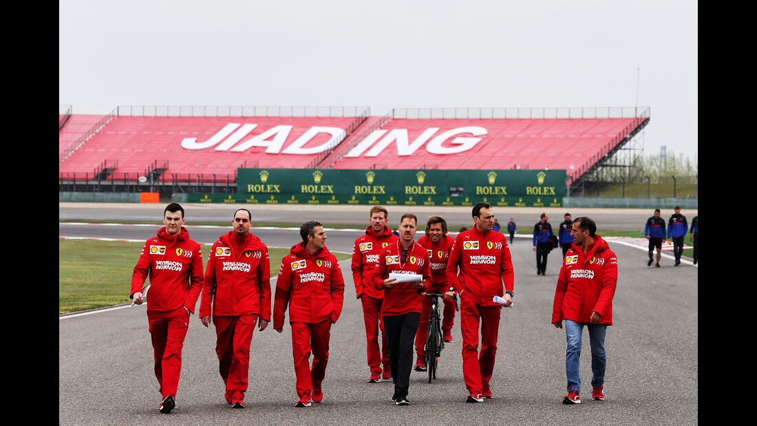 Sebastian Vettel - Ferrari - GP China - Shanghai - Formel 1 - Donnerstag - 11.4.2019