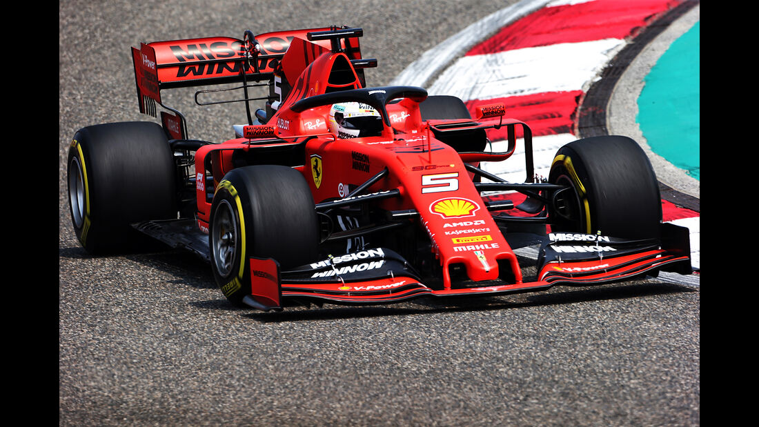 Sebastian Vettel - Ferrari - GP China - Shanghai - Formel 1 - Freitag - 12.4.2019