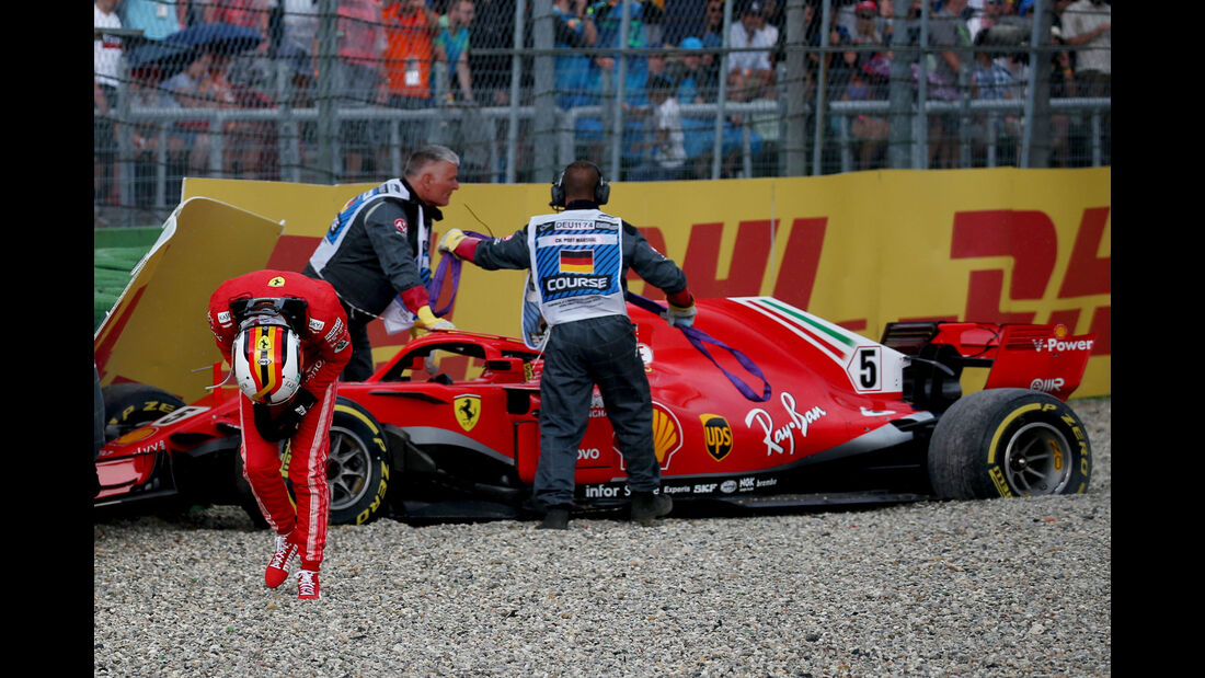 Sebastian Vettel - Ferrari - GP Deutschland 2018 - Rennen