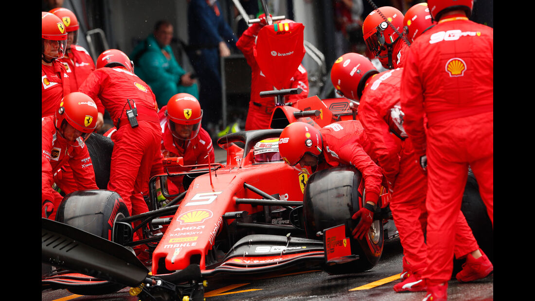 Sebastian Vettel - Ferrari - GP Deutschland 2019 - Hockenheim - Rennen 