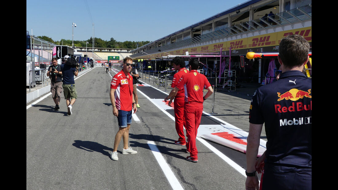 Sebastian Vettel - Ferrari - GP Deutschland - Hockenheim - Formel 1 - Donnerstag - 19.7.2018