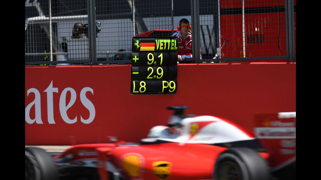 Sebastian Vettel - Ferrari - GP England 2016 - Silverstone - Rennen 