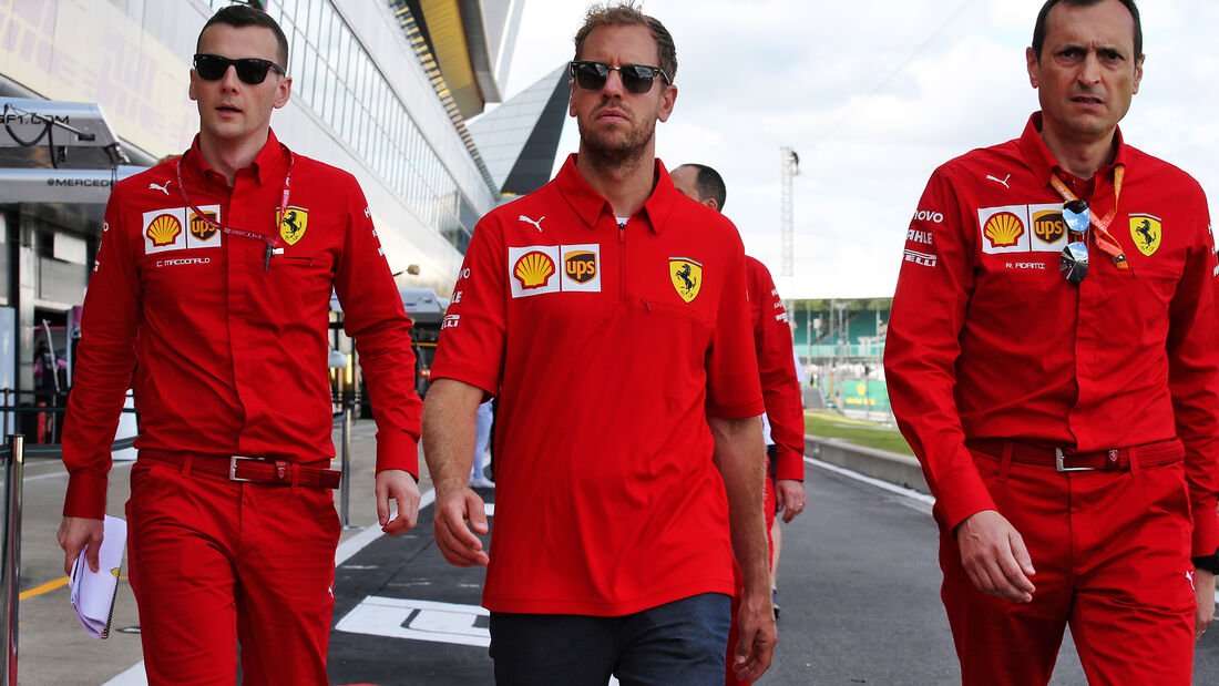 Sebastian Vettel - Ferrari - GP England - Silverstone - Donnerstag - 11.07.2019
