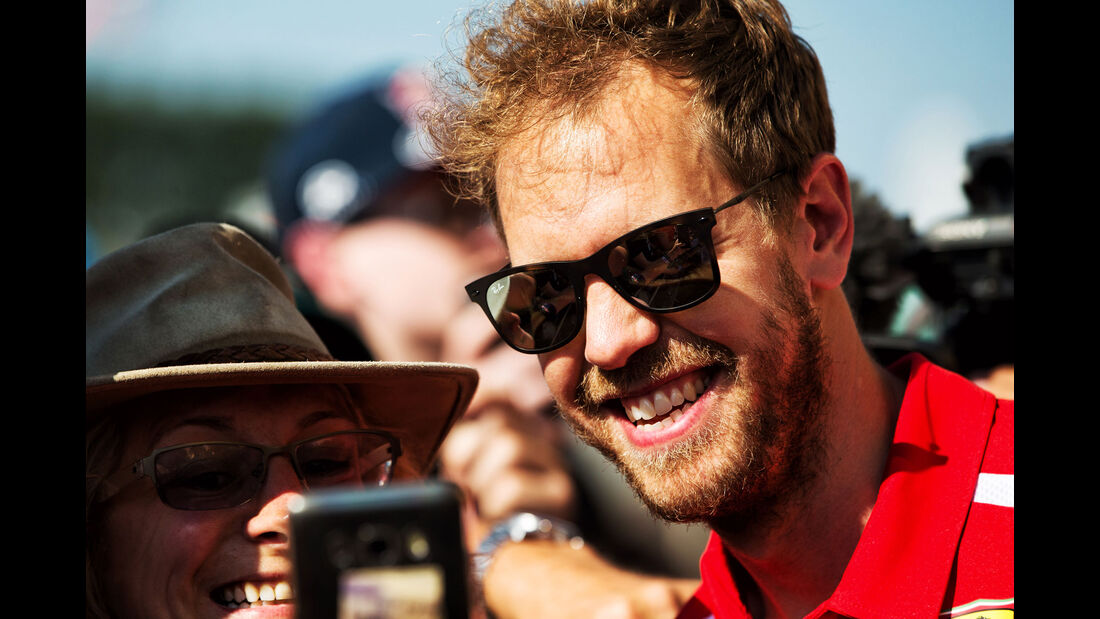 Sebastian Vettel - Ferrari - GP England - Silverstone - Formel 1 - Donnerstag - 5.7.2018