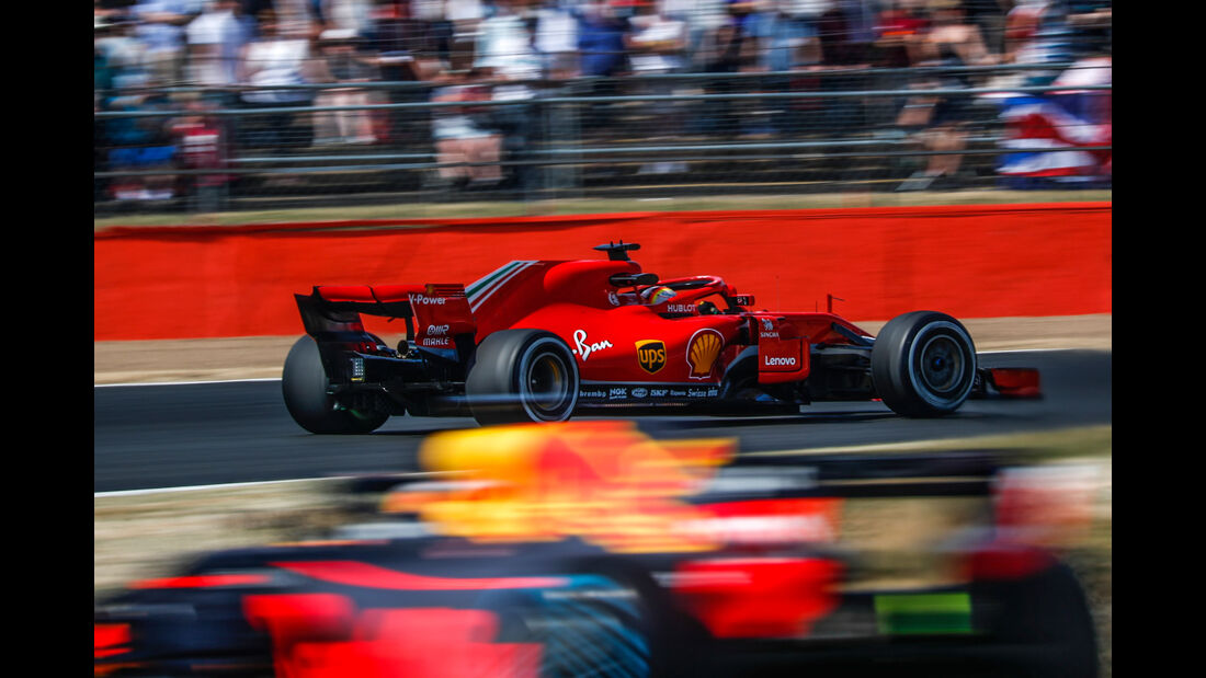 Sebastian Vettel - Ferrari - GP England - Silverstone - Formel 1 - Freitag - 6.7.2018