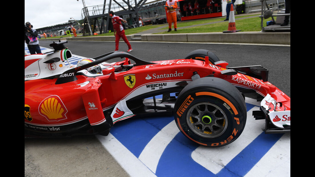 Sebastian Vettel - Ferrari - GP England - Silverstone - Formel 1 - Freitag - 8.7.2016