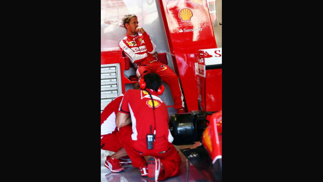 Sebastian Vettel - Ferrari - GP England - Silverstone - Freitag - 3.7.2015
