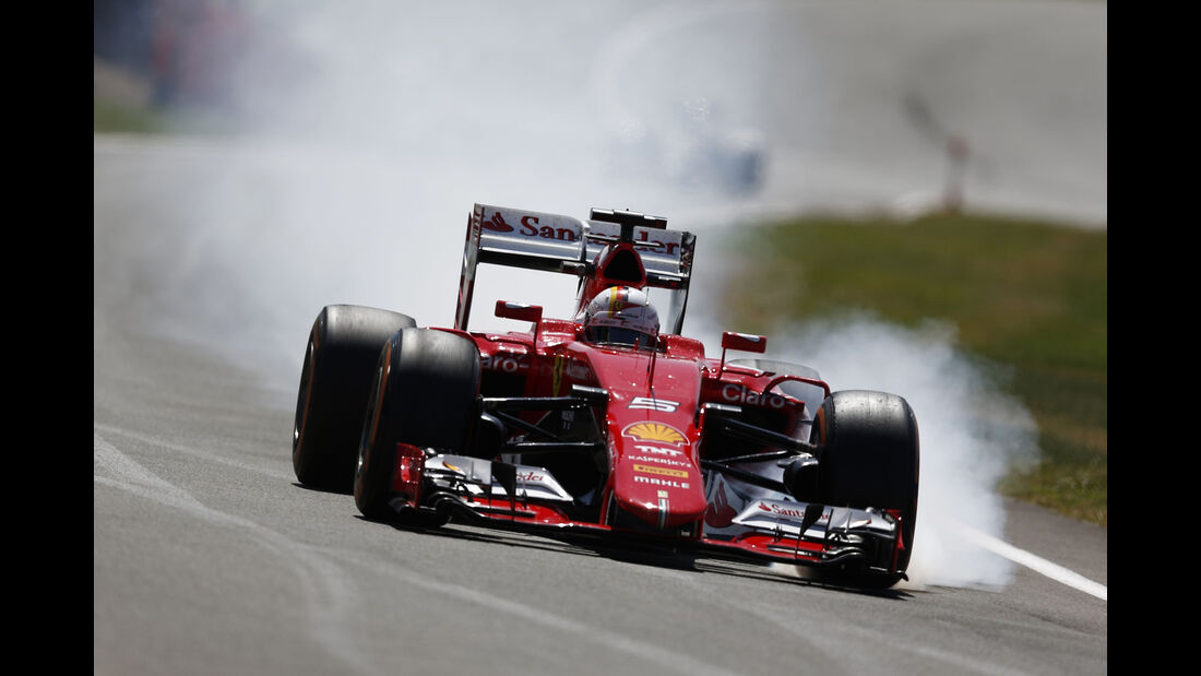 Sebastian Vettel - Ferrari - GP England - Silverstone - Freitag - 3.7.2015