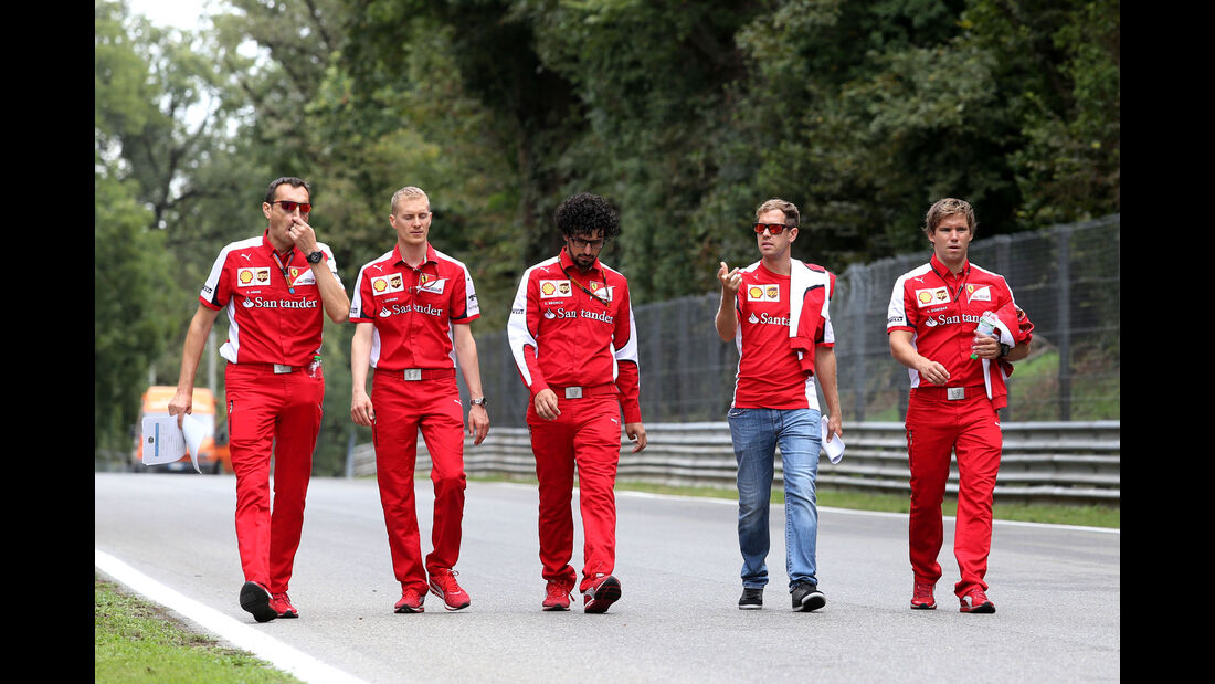 Sebastian Vettel - Ferrari - GP Italien - Monza - Donnerstag - 3.9.2015