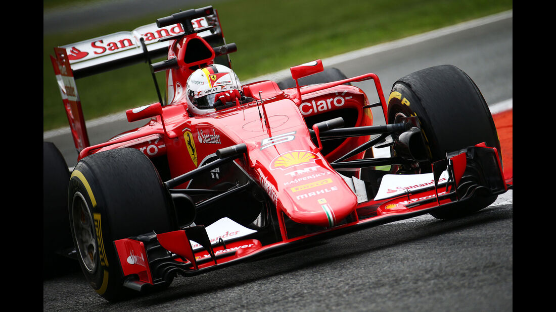 Sebastian Vettel - Ferrari - GP Italien - Monza - Freitag - 4.9.2015