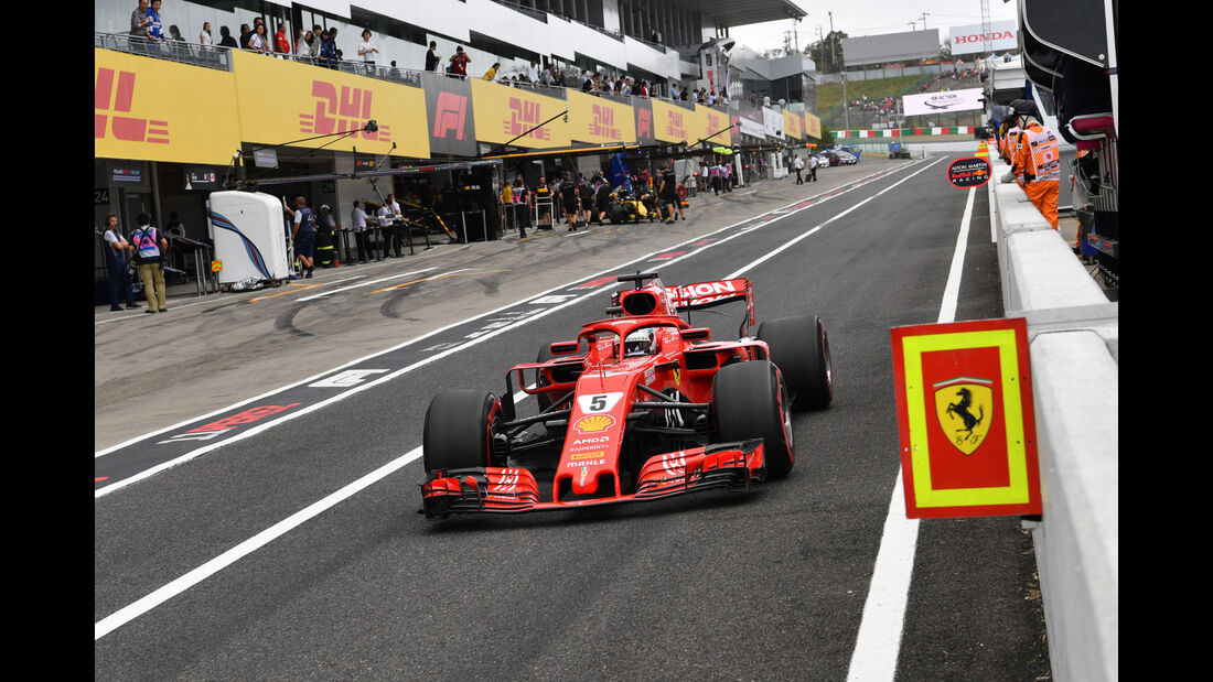 Sebastian Vettel - Ferrari - GP Japan - Suzuka - Formel 1 - Samstag - 6.10.2018