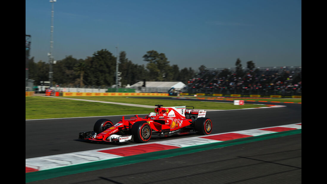 Sebastian Vettel - Ferrari - GP Mexiko - Formel 1 - Freitag - 27.10.2017