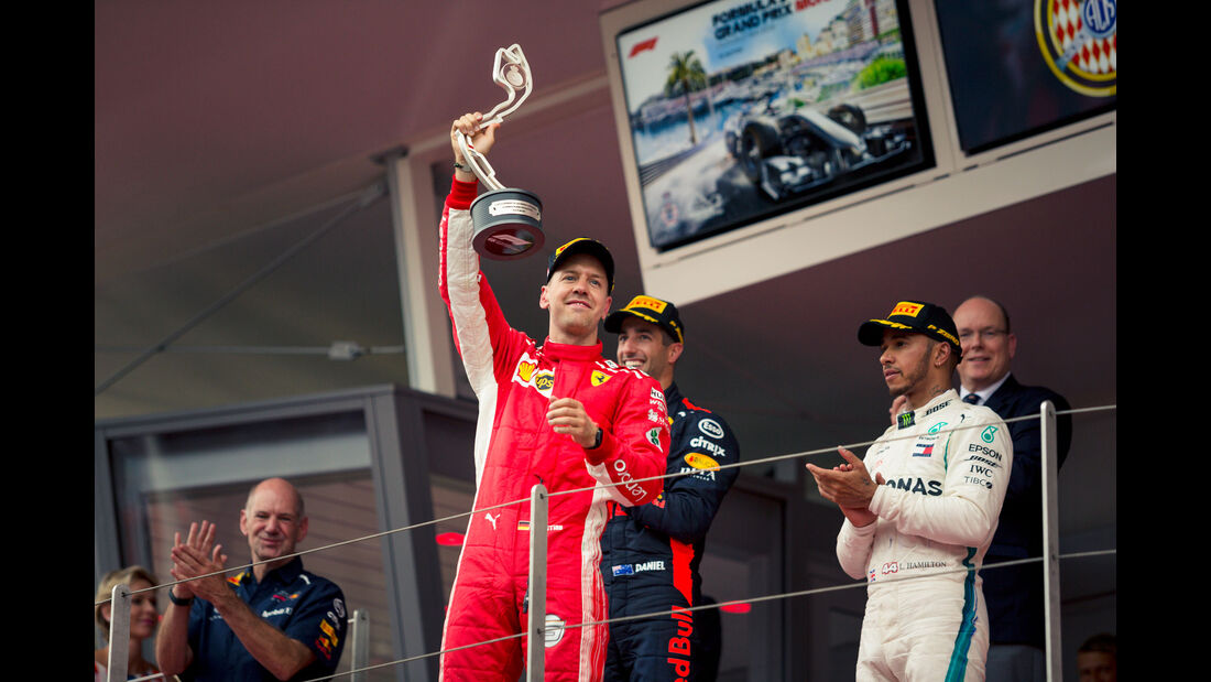 Sebastian Vettel - Ferrari - GP Monaco 2018 - Rennen