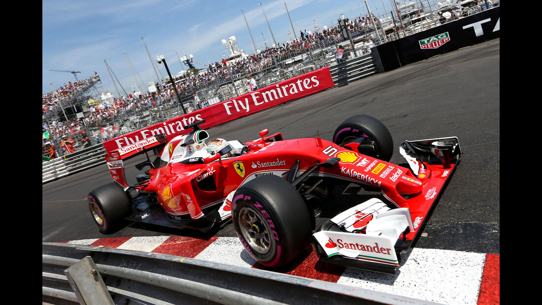 Sebastian Vettel - Ferrari - GP Monaco - Formel 1 - 28. Mai 2016