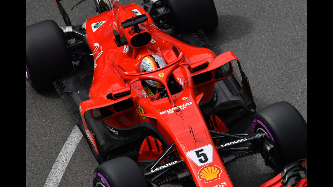 Sebastian Vettel - Ferrari - GP Monaco - Formel 1 - Donnerstag - 24.5.2018