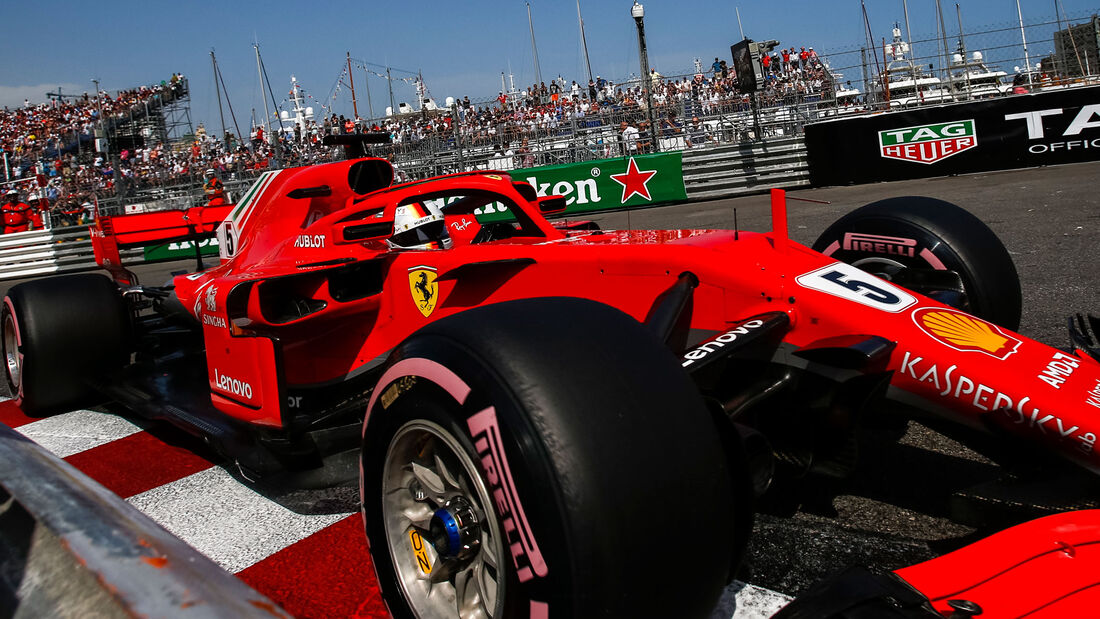 Sebastian Vettel - Ferrari - GP Monaco - Formel 1 - Samstag - 26.5.2018
