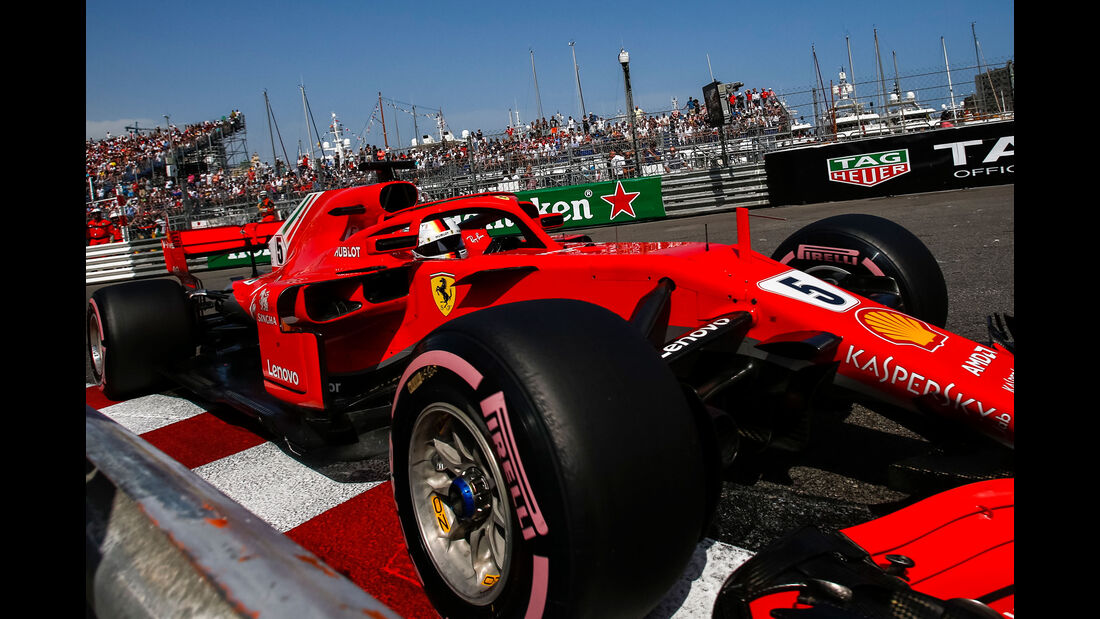 Sebastian Vettel - Ferrari - GP Monaco - Formel 1 - Samstag - 26.5.2018