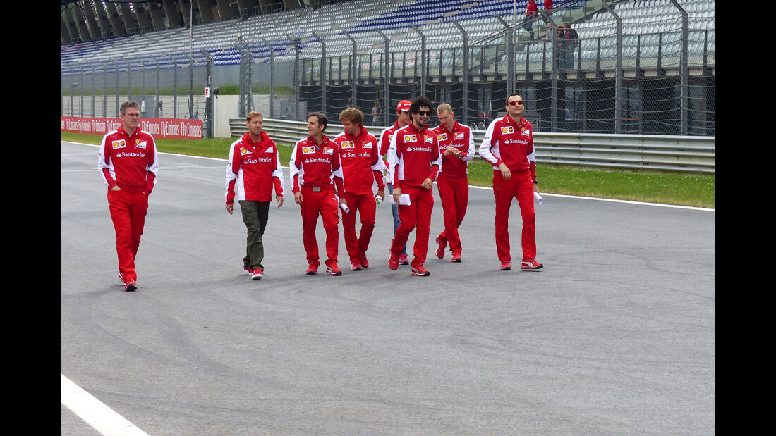 Sebastian Vettel - Ferrari - GP Österreich - Formel 1 - Donnerstag - 18.6.2015