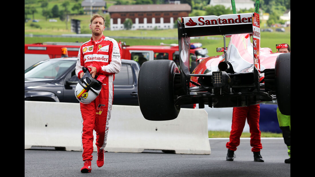 Sebastian Vettel - Ferrari - GP Österreich - Formel 1 - Freitag - 19.6.2015