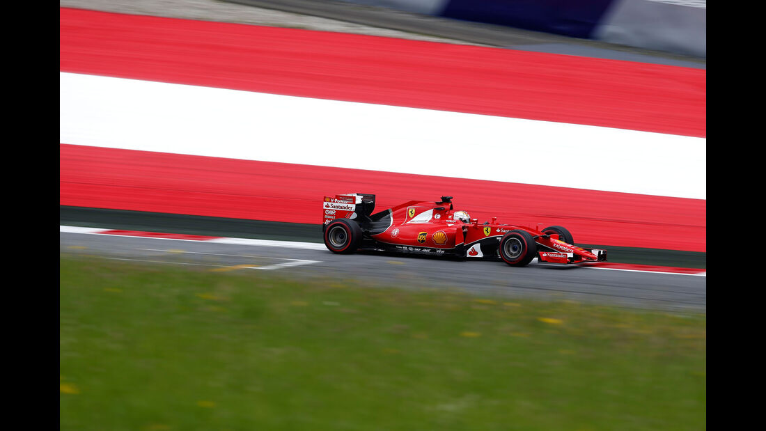 Sebastian Vettel - Ferrari - GP Österreich - Formel 1 - Freitag - 19.6.2015