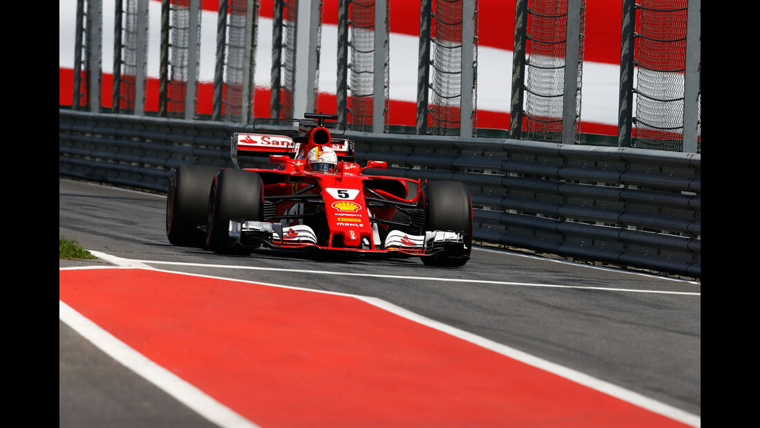 Sebastian Vettel - Ferrari - GP Österreich - Spielberg - Formel 1 - Freitag - 7.7.2017