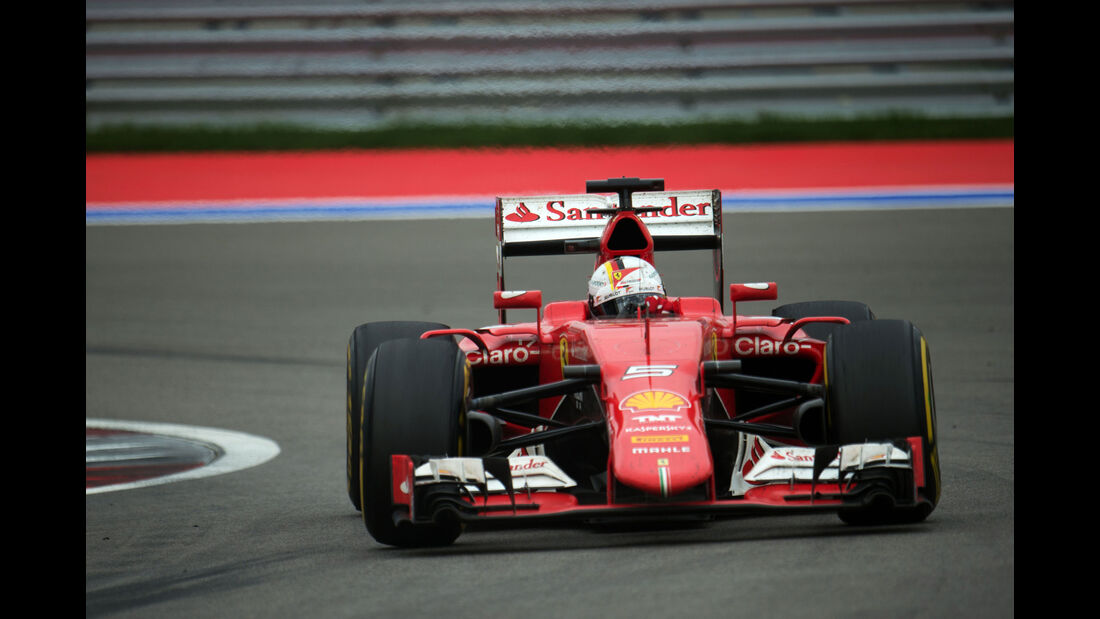 Sebastian Vettel - Ferrari - GP Russland 2015 - Sochi - Rennen 