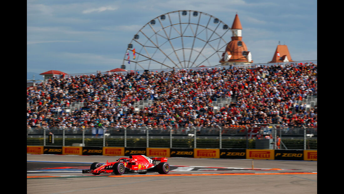 Sebastian Vettel - Ferrari - GP Russland 2018 - Sotschi - Rennen
