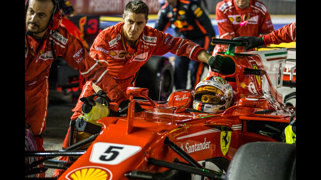 Sebastian Vettel - Ferrari - GP Singapur 2017 - Rennen