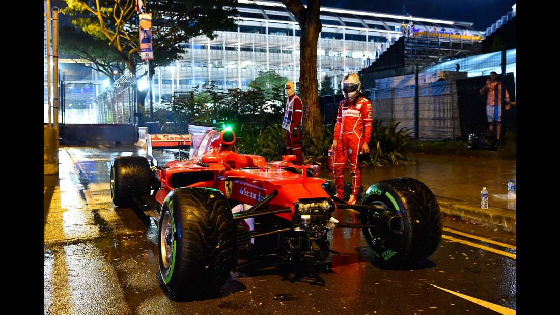 Sebastian Vettel - Ferrari - GP Singapur 2017 - Rennen