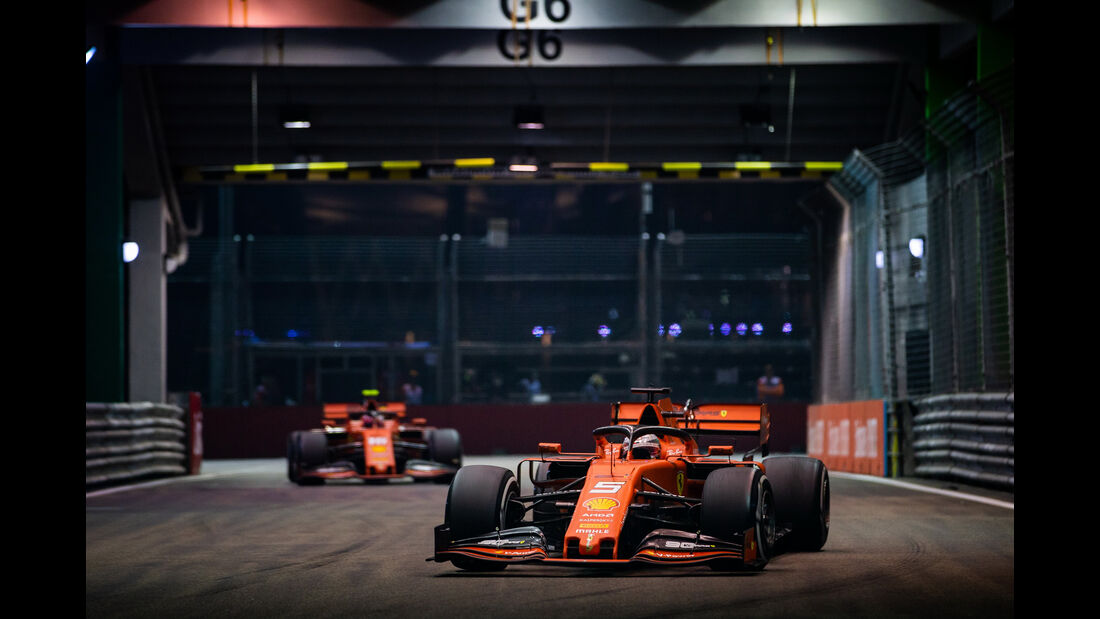 Sebastian Vettel - Ferrari - GP Singapur 2019 - Rennen 
