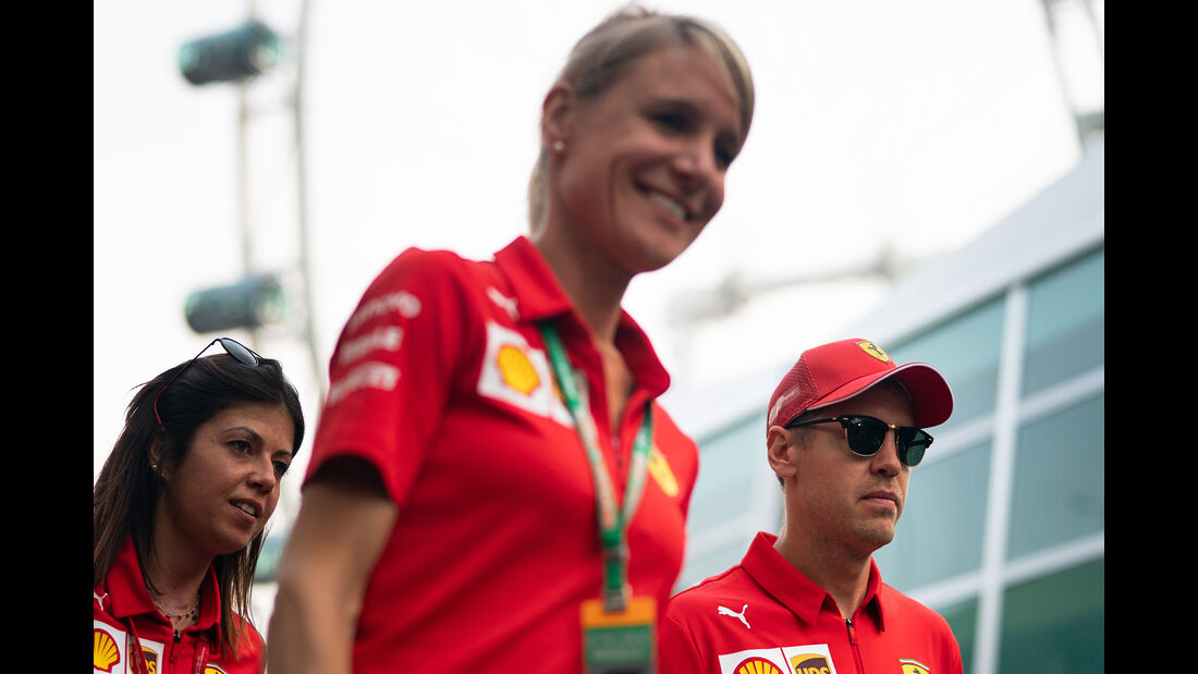 Sebastian Vettel - Ferrari - GP Singapur - Formel 1 - Donnerstag - 19.9.2019 