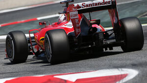 Sebastian Vettel - Ferrari - GP Spanien 2015 - Barcelona - Qualifying - Samstag - 9.5.2015