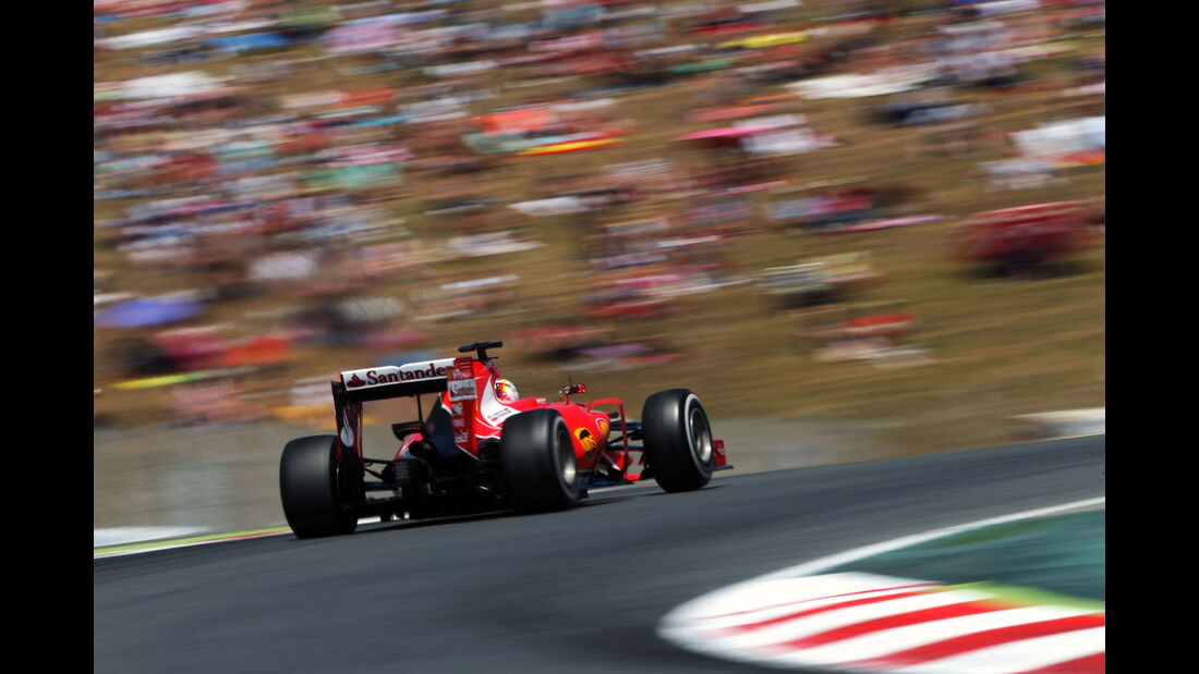 Sebastian Vettel - Ferrari - GP Spanien 2015 - Rennen - Sonntag - 10.5.2015
