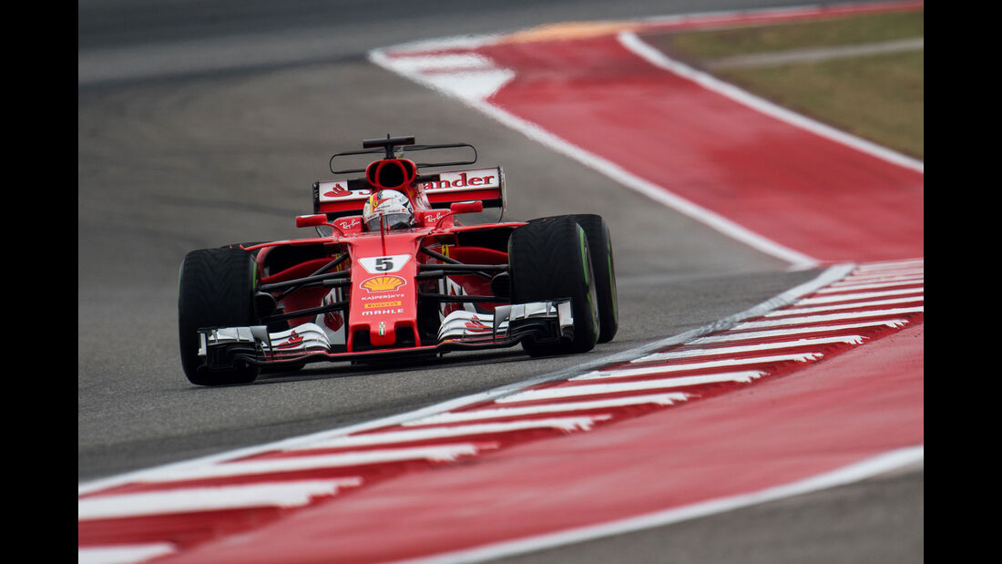 Sebastian Vettel - Ferrari - GP USA - Austin - Formel 1 - Freitag - 20.10.2017
