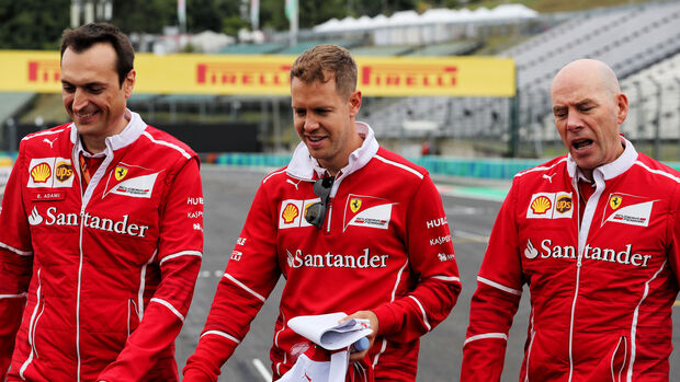 Sebastian Vettel - Ferrari - GP Ungarn 2017 - Budapest - Formel 1 - Donnerstag - 27.7.2017