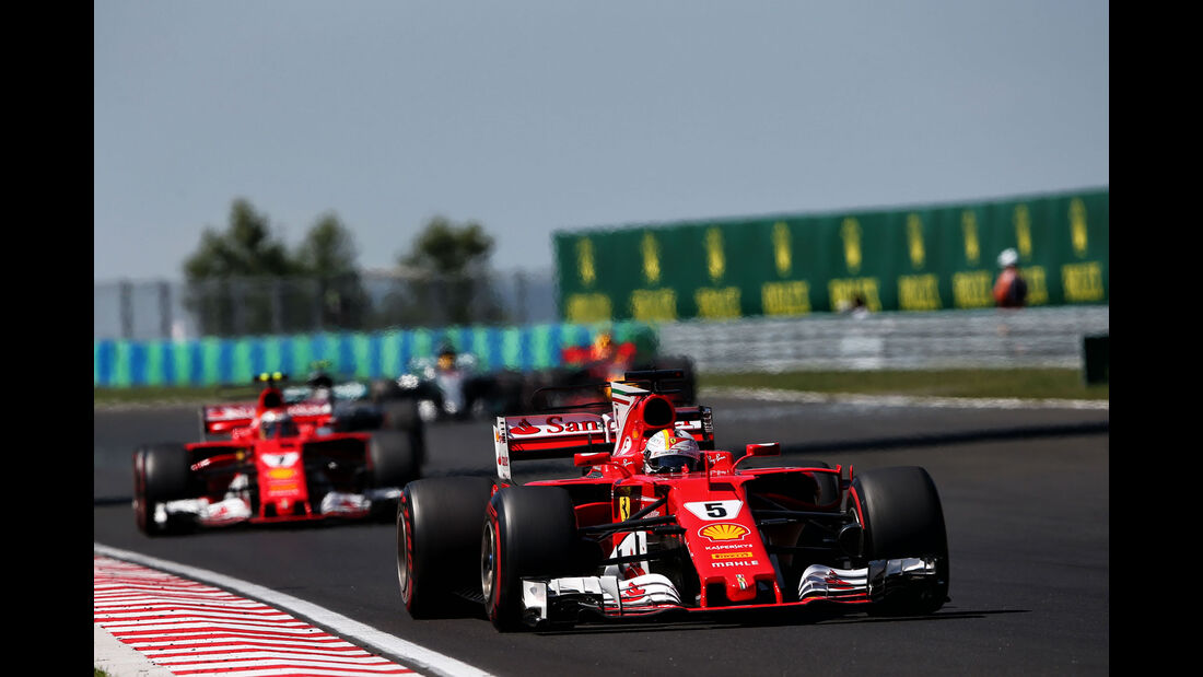 Sebastian Vettel - Ferrari - GP Ungarn 2017 - Budapest - Rennen 