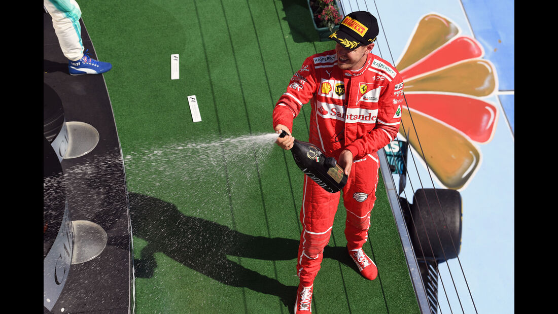 Sebastian Vettel - Ferrari - GP Ungarn 2017 - Budapest - Rennen 